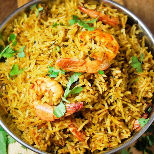 Shrimp Biryani